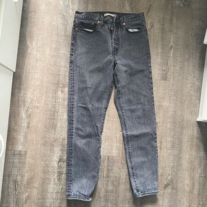 Levi high waisted wedgie jeans